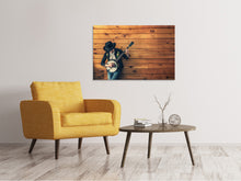 Laden Sie das Bild in den Galerie-Viewer, Leinwandbild Cooler Musiker