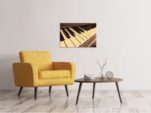 Laden Sie das Bild in den Galerie-Viewer, Leinwandbild Am Klavier