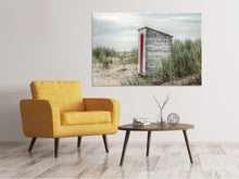 Laden Sie das Bild in den Galerie-Viewer, Leinwandbild Das kleine Strandhaus