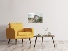Laden Sie das Bild in den Galerie-Viewer, Leinwandbild Das kleine Strandhaus
