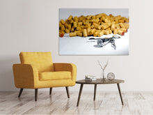 Laden Sie das Bild in den Galerie-Viewer, Leinwandbild Weinkorken Sammlung
