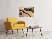 Laden Sie das Bild in den Galerie-Viewer, Leinwandbild Korken vom Rotwein