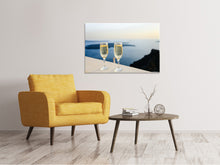 Laden Sie das Bild in den Galerie-Viewer, Leinwandbild Wir lieben Champagner
