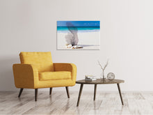 Laden Sie das Bild in den Galerie-Viewer, Leinwandbild Strandkunst