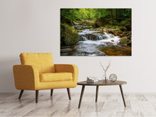 Laden Sie das Bild in den Galerie-Viewer, Leinwandbild Entspannung am Wasserfall