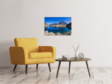 Laden Sie das Bild in den Galerie-Viewer, Leinwandbild Beruhigender Bergsee