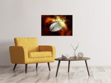Laden Sie das Bild in den Galerie-Viewer, Leinwandbild Ufo im All