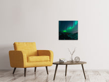 Laden Sie das Bild in den Galerie-Viewer, Leinwandbild Faszination Nordlicht