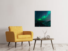 Laden Sie das Bild in den Galerie-Viewer, Leinwandbild Faszination Nordlicht