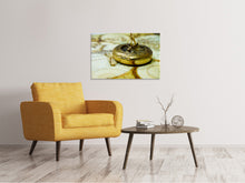 Laden Sie das Bild in den Galerie-Viewer, Leinwandbild Goldener Kompass