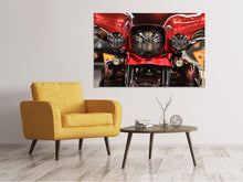 Laden Sie das Bild in den Galerie-Viewer, Leinwandbild Motorrad Männertraum
