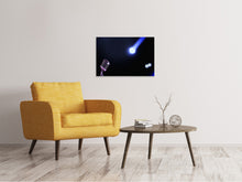Laden Sie das Bild in den Galerie-Viewer, Leinwandbild Mikrofon in Licht
