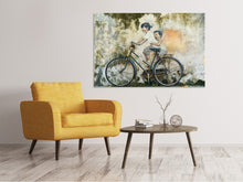 Laden Sie das Bild in den Galerie-Viewer, Leinwandbild Fahrrad Graffiti
