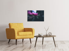 Laden Sie das Bild in den Galerie-Viewer, Leinwandbild Kunst mit Rauch