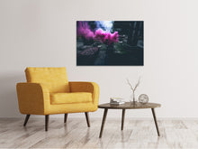 Laden Sie das Bild in den Galerie-Viewer, Leinwandbild Kunst mit Rauch