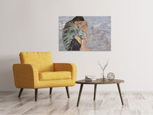 Laden Sie das Bild in den Galerie-Viewer, Leinwandbild Das Mädchen an der Wand
