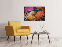 Laden Sie das Bild in den Galerie-Viewer, Leinwandbild Coole Wandbemalung