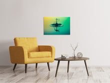 Laden Sie das Bild in den Galerie-Viewer, Leinwandbild Der faszinierende Wassertropfen