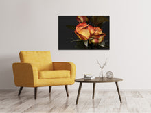 Laden Sie das Bild in den Galerie-Viewer, Leinwandbild Rosen der Romantik