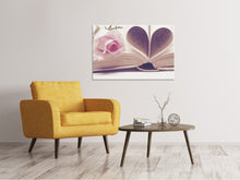 Laden Sie das Bild in den Galerie-Viewer, Leinwandbild Das Buch der Liebe
