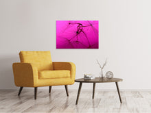 Laden Sie das Bild in den Galerie-Viewer, Leinwandbild Pusteblume in pink