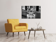 Laden Sie das Bild in den Galerie-Viewer, Leinwandbild Retro Motorroller
