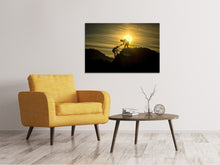 Laden Sie das Bild in den Galerie-Viewer, Leinwandbild Klettern in den Bergen