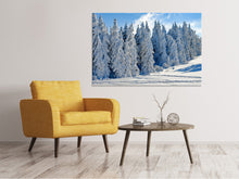 Laden Sie das Bild in den Galerie-Viewer, Leinwandbild Schöne Winterlandschaft