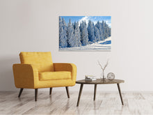 Laden Sie das Bild in den Galerie-Viewer, Leinwandbild Schöne Winterlandschaft