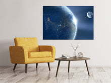 Laden Sie das Bild in den Galerie-Viewer, Leinwandbild Fantastische Erde