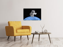 Laden Sie das Bild in den Galerie-Viewer, Leinwandbild Im Raumanzug