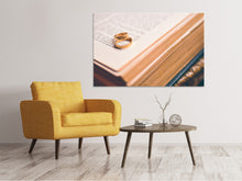 Laden Sie das Bild in den Galerie-Viewer, Leinwandbild Die goldenen Eheringe