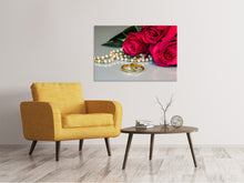 Laden Sie das Bild in den Galerie-Viewer, Leinwandbild Die Ringe der Liebe