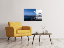 Laden Sie das Bild in den Galerie-Viewer, Leinwandbild Spiegelung von Wolken