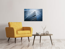 Laden Sie das Bild in den Galerie-Viewer, Leinwandbild Hochhaus in den Wolken