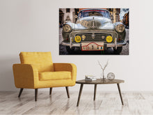 Laden Sie das Bild in den Galerie-Viewer, Leinwandbild Bereit zur Oldtimer Rally