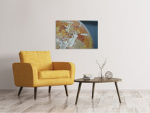 Laden Sie das Bild in den Galerie-Viewer, Leinwandbild Close up Globus