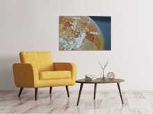 Laden Sie das Bild in den Galerie-Viewer, Leinwandbild Close up Globus