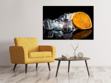 Laden Sie das Bild in den Galerie-Viewer, Leinwandbild Eiswürfel mit Vitamin C