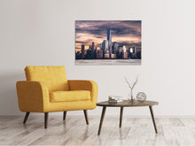 Laden Sie das Bild in den Galerie-Viewer, Leinwandbild Seattle bei Sonnenuntergang