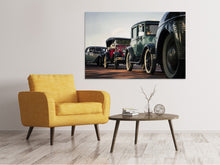 Laden Sie das Bild in den Galerie-Viewer, Leinwandbild Oldtimer Rally
