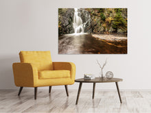 Laden Sie das Bild in den Galerie-Viewer, Leinwandbild Schöner Ausblick auf den Wasserfall