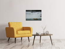 Laden Sie das Bild in den Galerie-Viewer, Leinwandbild Aussichtsplattform am Wasserfall
