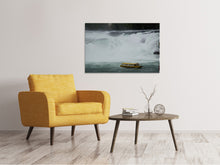 Laden Sie das Bild in den Galerie-Viewer, Leinwandbild Aussichtsplattform am Wasserfall