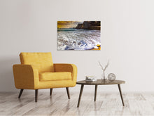 Laden Sie das Bild in den Galerie-Viewer, Leinwandbild Schaumkronen