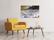 Laden Sie das Bild in den Galerie-Viewer, Leinwandbild Schaumkronen