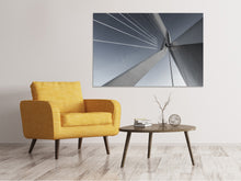 Laden Sie das Bild in den Galerie-Viewer, Leinwandbild Hängebrücke Close up