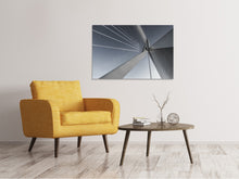 Laden Sie das Bild in den Galerie-Viewer, Leinwandbild Hängebrücke Close up