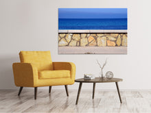 Laden Sie das Bild in den Galerie-Viewer, Leinwandbild An der Strandpromenade