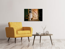Laden Sie das Bild in den Galerie-Viewer, Leinwandbild Zerfallene Treppe